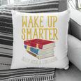 Wake Up Smarter Librarian Book Stack Premium Tri-Blend Pillowcase