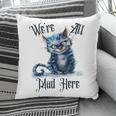 We'Re All Mad Here Cheshire Cat Alice Wonderland Book Kids Pillowcase