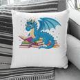 In A World Full Of Bookworms Be A Book Dragon Pillowcase