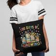 100th Day Of School Teacher Floral Books 100 Days Of Growing Pillowcase