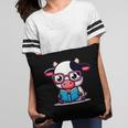 Adorable Book Lover Cow With Reading Glasses Cute Pillowcase