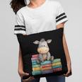 Adorable Donkey With Heart Sitting On Colorful Book Stack Pillowcase Adorable Donkey With Heart Sitting On Colorful Book Stack Pillowcase