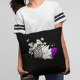 Asexual Book Lover LGBT Reading Pride Ace Flag Daisy Pillowcase