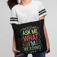 Ask Me What I'm Reading Bookworm Librarian Reader Pillowcase