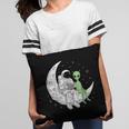 Astronaut Reading Book To Alien Moon Space Book Lover Men Pillowcase