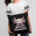 Axolotl Books Readsalotl Reading Bookworm Kawaii Axolotl Pillowcase Axolotl Books Readsalotl Reading Bookworm Kawaii Axolotl Pillowcase