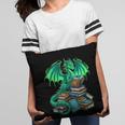 Book Dragon Reading Fantasy Pillowcase