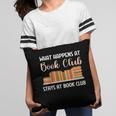 Book Lover Humor What Happens At Book Club Stays Pillowcase