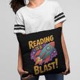 Book Lover Kids And Adults Reading Is a Blast Rocket Ship Pillowcase