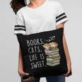 Book Lovers Books Cats Life Is Sweet Cat Lovers Pillowcase