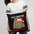 Book Reading Just Waiting For Christmas Gingerbread Pillowcase