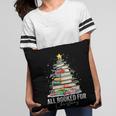 All Booked For Christmas Coquette Books Teacher Xmas Tree Pillowcase
