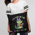 All Booked For Mardi Gras Crocodile Reading Book Teacher Pillowcase