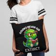 Books Never Go Extinct Reading Dinosaur Bookish Nerdy Pillowcase
