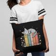 Books Lover Cute Sleepy Cat Relax Reading Vibe Pillowcase