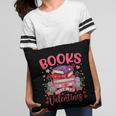 Books Are My Valentine Coquette Bow Book Flower Girl Women Pillowcase