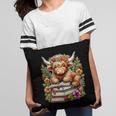 Bookworm Cute Highland Cow Reading Book Pillowcase