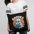 BOOOKS Cute Ghost Reading Books Halloween Pillowcase