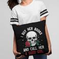 I Buy Her Books And Call Her A Good Girl Skull Rose Bookworm Pillowcase