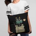 Cat Reading Book Pillowcase