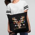 Christmas Librarian Reindeer Matching Family Book Lover Xmas Pillowcase
