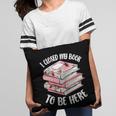 I Closed My Book To Be Here Reading Bookworm Women Girls Pillowcase