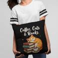 Coffee Cats & Books Lover For Women & Girls Coffee Pillowcase