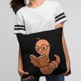Cute Bookworm Worm Reading Book Glasses Nerdy Pillowcase