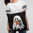 Cute Ghost Cat Reading Book Spooky Season Halloween Costume Pillowcase