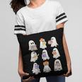 Cute Ghost Reading Books Teacher Halloween Reading Men Women Kids Pillowcase