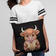 Cute Highland Cow Reading Book Pillowcase