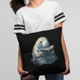 Cute Manatee Reading Book Bookworm Readers Manatee Lover Pillowcase