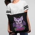 Cute Pastel Goth Bat Reading Book Pillowcase Cute Pastel Goth Bat Reading Book Pillowcase