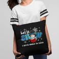 Cute Snowman Let It Snow I Have Books Reader Pillowcase Cute Snowman Let It Snow I Have Books Reader Pillowcase