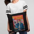 Dead Roast Coffee Comic Book Cover Style Skeleton Barista Pillowcase Dead Roast Coffee Comic Book Cover Style Skeleton Barista Pillowcase