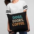 Dogs Books Coffee Book Lover Dogs Coffee Pillowcase