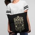 Dogs Books And Coffee Pillowcase