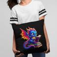 Dragon Reading a Book Bookworm Book Lover Pillowcase Dragon Reading a Book Bookworm Book Lover Pillowcase