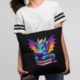 Dragon Reading a Book Bookworm Book Pillowcase