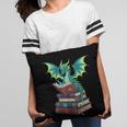 Dragon Reading Books Fantasy Lovers Mythical Creatures Pillowcase