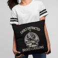 Easily Distracted By Books And Dragons Book Dragon Lover Pillowcase Easily Distracted By Books And Dragons Book Dragon Lover Pillowcase