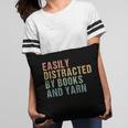 Easily Distracted By Books And Yarn Knitting & Crocheting Pillowcase Easily Distracted By Books And Yarn Knitting & Crocheting Pillowcase