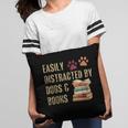 Easily Distracted By Dogs And Books Pets Books Lovers Pillowcase