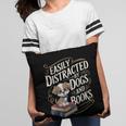 Easily Distracted By Dogs And Books Reader Animal Dog Pillowcase Easily Distracted By Dogs And Books Reader Animal Dog Pillowcase