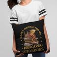 Easily Distracted By Dragons And Books Fantasy Book Lover Pillowcase Easily Distracted By Dragons And Books Fantasy Book Lover Pillowcase