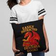 Easily Distracted By Dragons And Books Reading Pillowcase Easily Distracted By Dragons And Books Reading Pillowcase