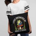 Easily Distracted By Frogs And Books Pillowcase Easily Distracted By Frogs And Books Pillowcase