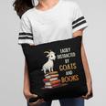 Easily Distracted By Goats And Books Goats And Book Reading Pillowcase Easily Distracted By Goats And Books Goats And Book Reading Pillowcase