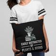 Easily Distracted By Plants & Books Plant Book Lover Pillowcase