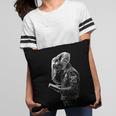 Elephant Holds Book Wriing Motif Animal Artwork Elephant Pillowcase